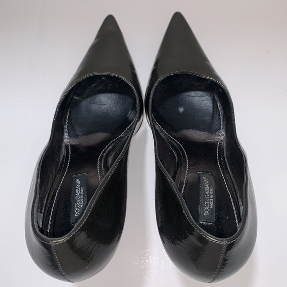 Dolce & Gabbana pointed toe stiletto high heeled pumps. - Picture 11 of 16